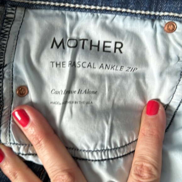 MOTHER The Rascal Ankle Zip Jean - Picture 3 of 6